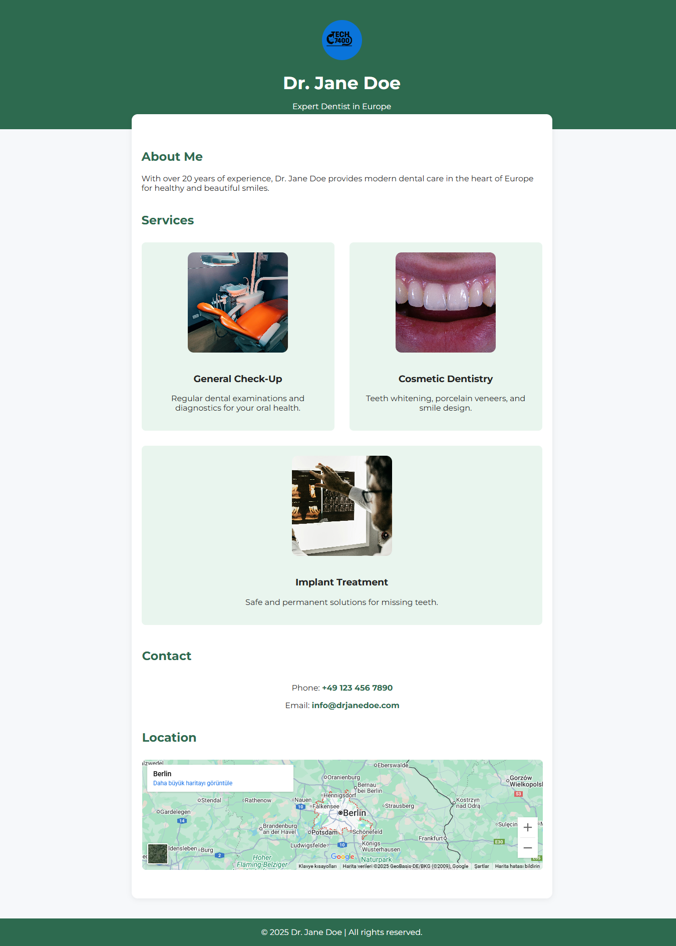 Dr. Jane Doe Dental Clinic